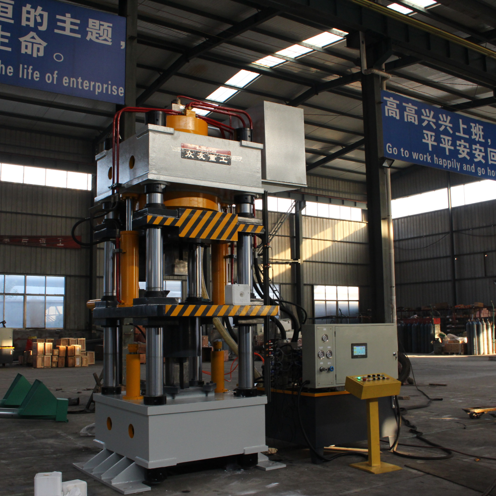 500-ton fully automatic salt brick forming hydraulic press 500-ton four-beam and four-column press