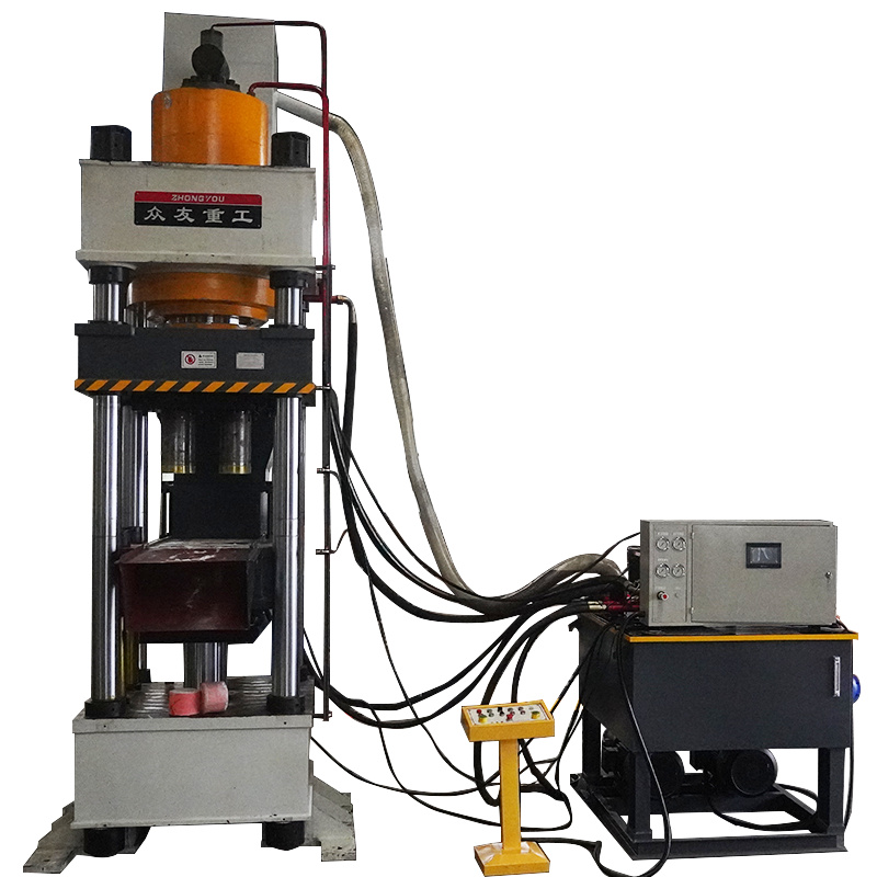 630T one-time molding hydraulic press for cattle and sheep licking bricks 630T powder molding hydraulic press