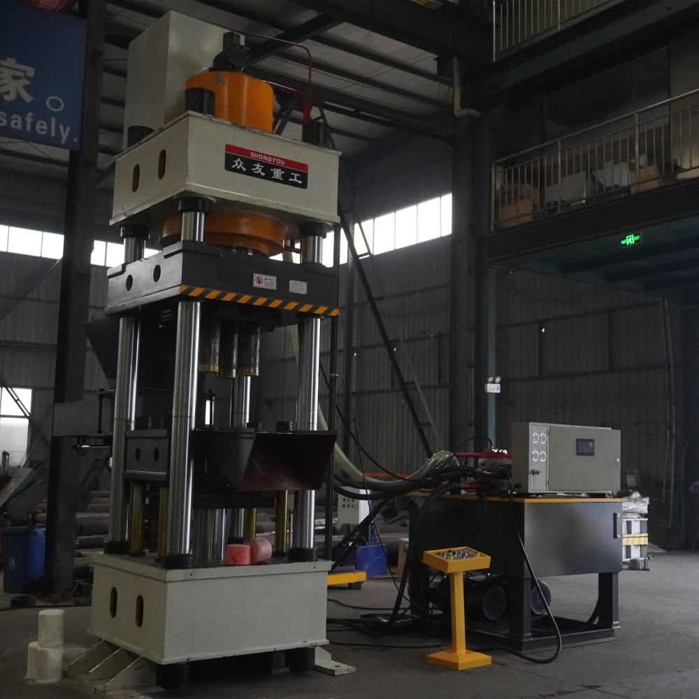 630T one-time molding hydraulic press for cattle and sheep licking bricks 630T powder molding hydraulic press