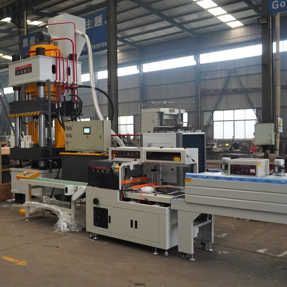 630T powder forming hydraulic press 630T salt brick machine production line