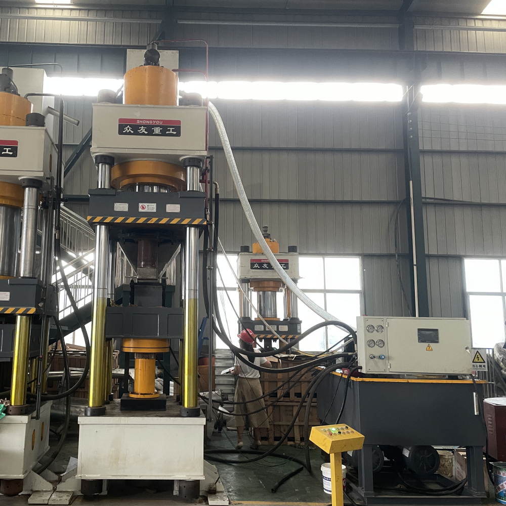 630T livestock salt brick briquetting hydraulic press 630T four-beam and four-column press