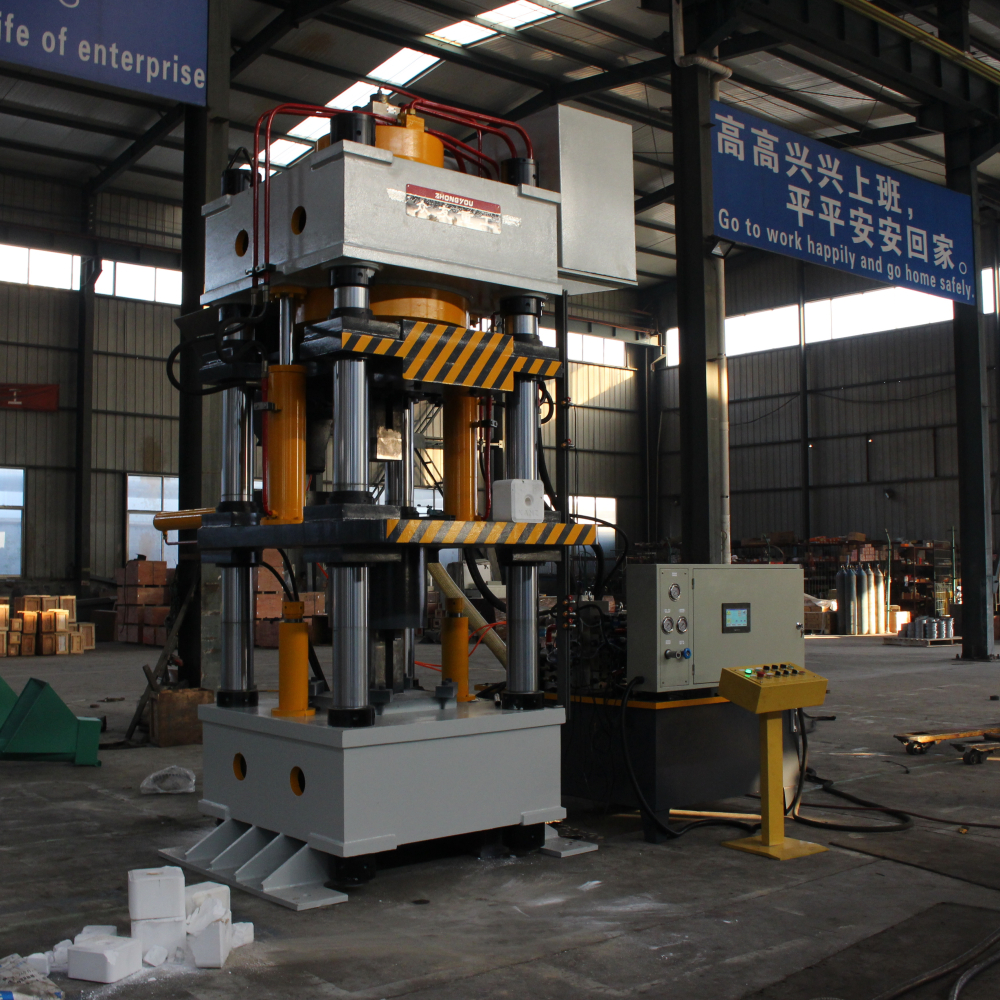 500-ton fully automatic salt brick forming hydraulic press 500-ton four-beam and four-column press