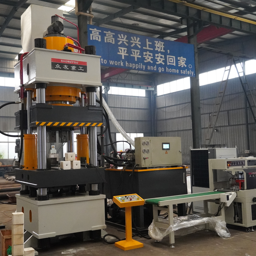 630T powder forming hydraulic press 630T salt brick machine production line