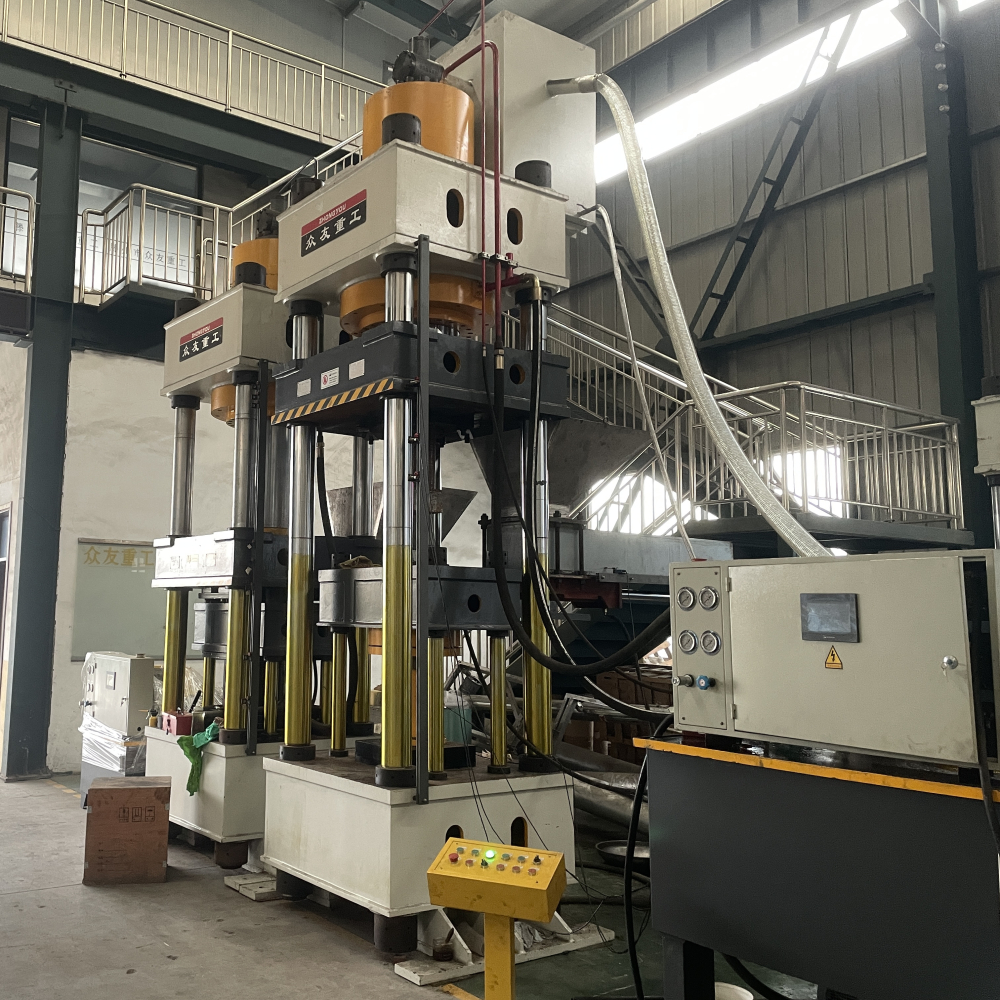 630T livestock salt brick briquetting hydraulic press 630T four-beam and four-column press