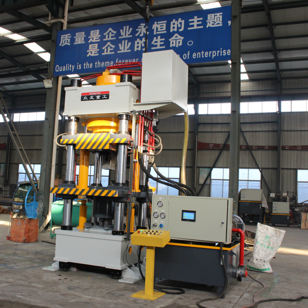 500-ton fully automatic salt brick forming hydraulic press 500-ton four-beam and four-column press