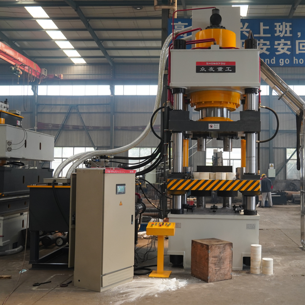 800T Cattle and Sheep Brick Licking Hydraulic Press 800T One Out Two Salt Brick Machine