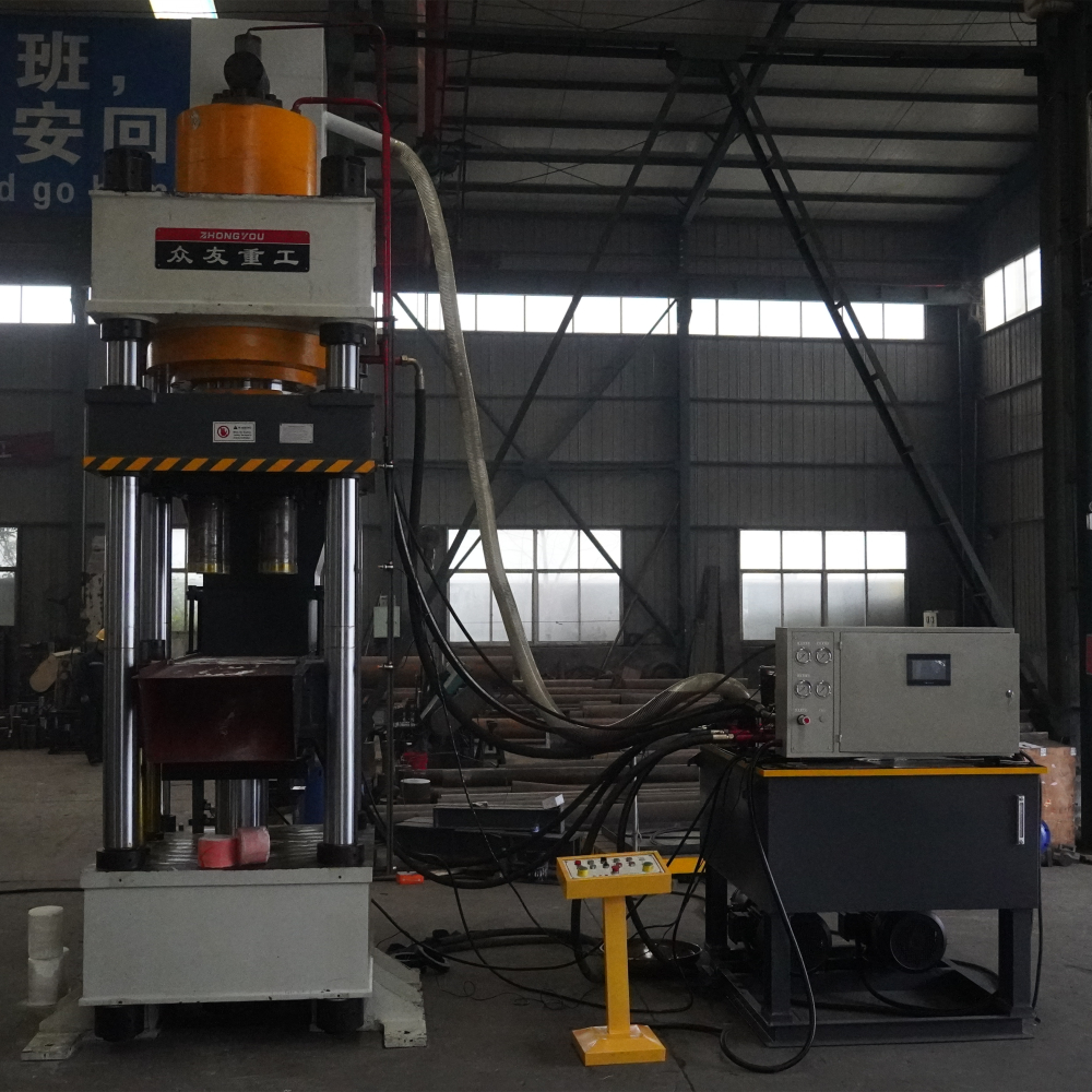 630T one-time molding hydraulic press for cattle and sheep licking bricks 630T powder molding hydraulic press