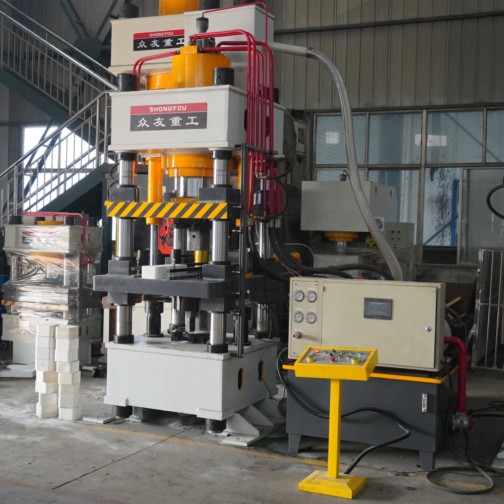 315 ton cattle and sheep salt licking briquetting press Four-beam four-column hydraulic press