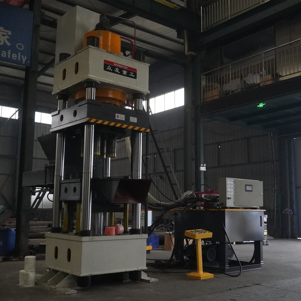 630T one-time molding hydraulic press for cattle and sheep licking bricks 630T powder molding hydraulic press