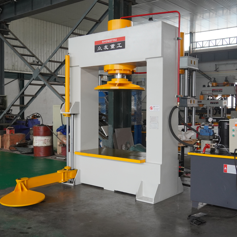 300T Gantry Tire Press 300T Engineering Vehicle Solid Tire Hydraulic Press