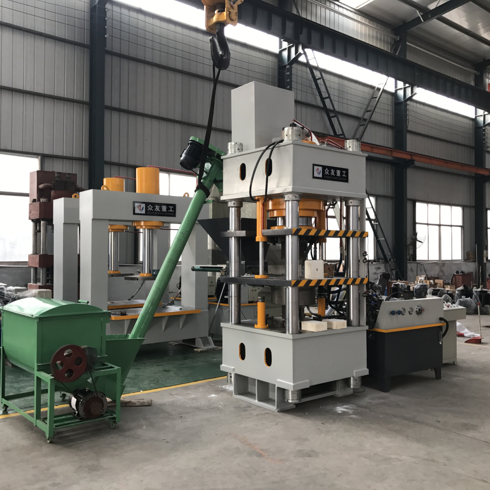 315-ton livestock salt brick briquetting hydraulic press 315T powder forming machine