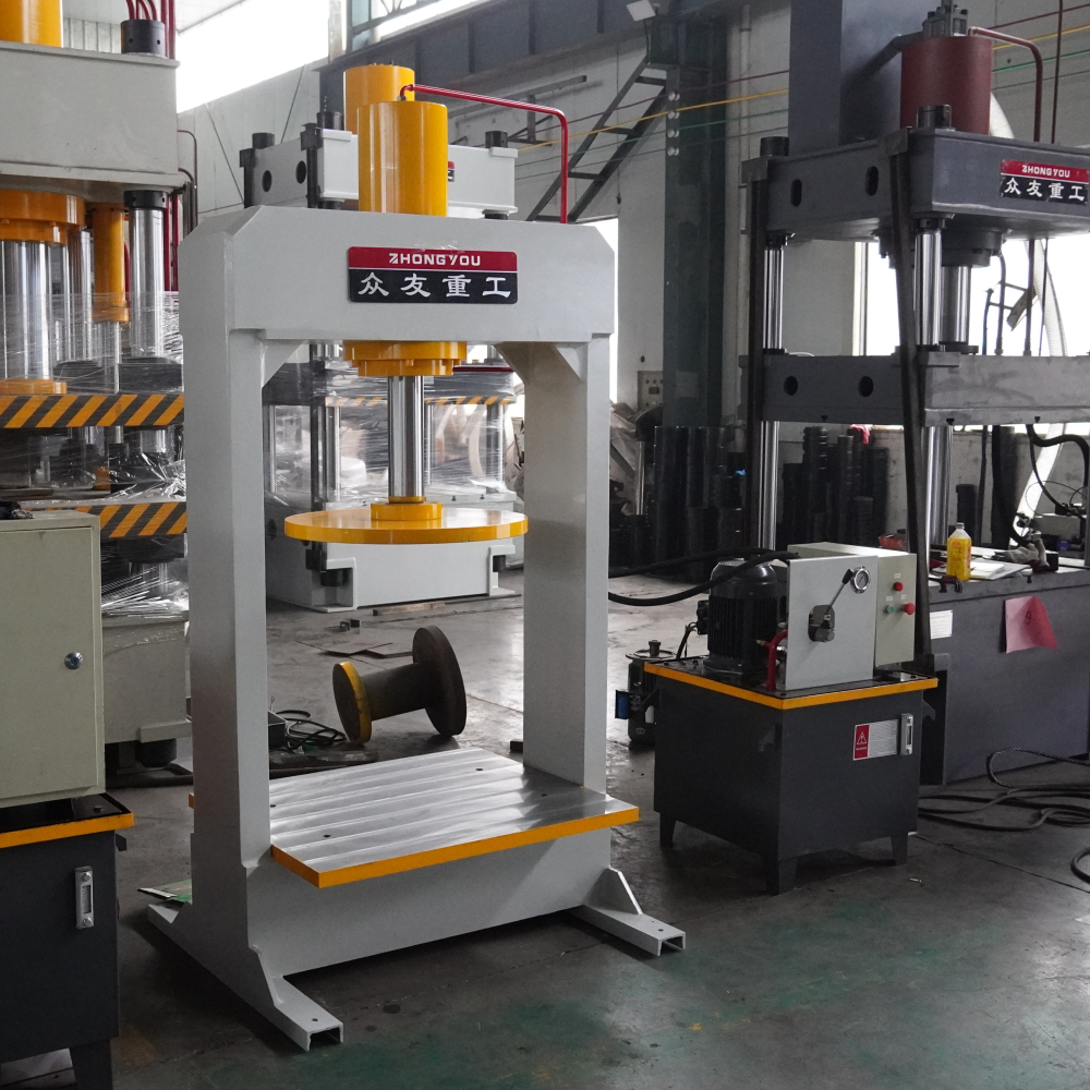 80T forklift solid tire hydraulic press 80T tire press