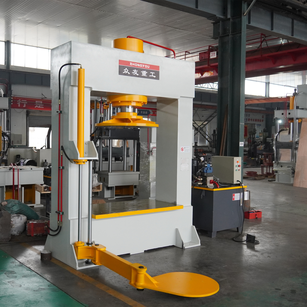 300T Gantry Tire Press 300T Engineering Vehicle Solid Tire Hydraulic Press