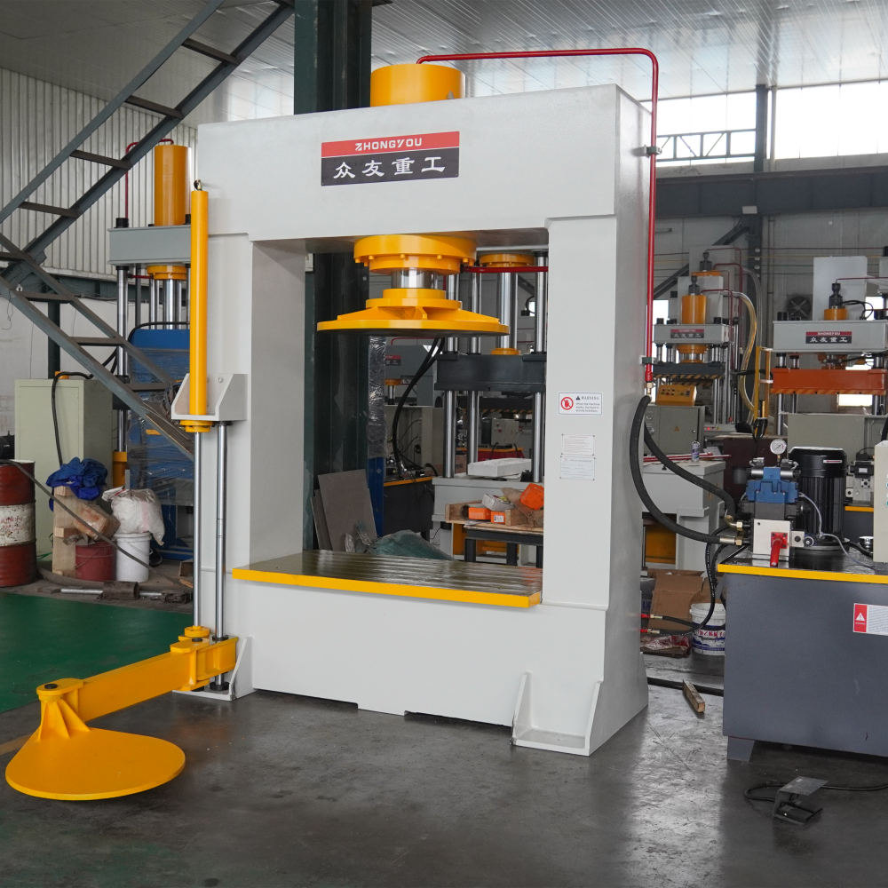 300T Gantry Tire Press 300T Engineering Vehicle Solid Tire Hydraulic Press