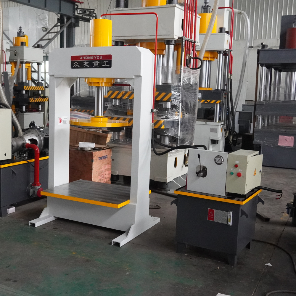 80T forklift solid tire hydraulic press 80T tire press