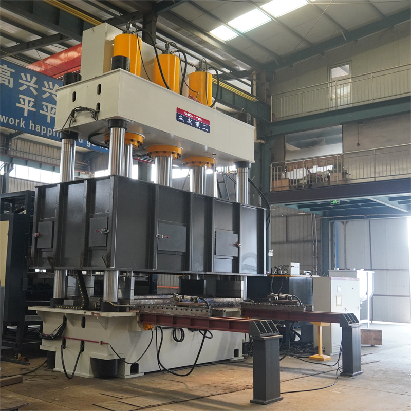 1200T three-beam and four-column hydraulic press servo press