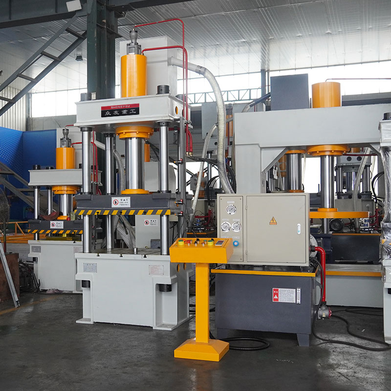 100-ton three-beam and four-column hydraulic press