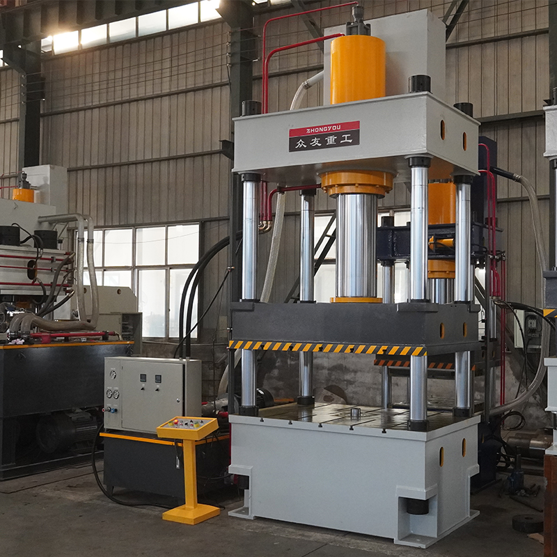 315-ton BMC/SMC manhole cover hot-pressing forming hydraulic press.