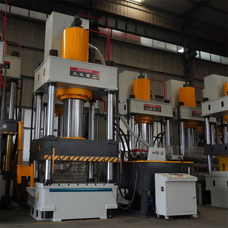 500-ton military hot press hydraulic press Four-column servo hydraulic press