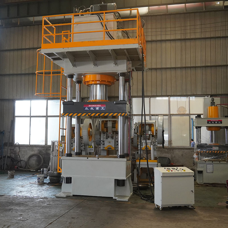 630-ton hot press hydraulic press integrated four-column press