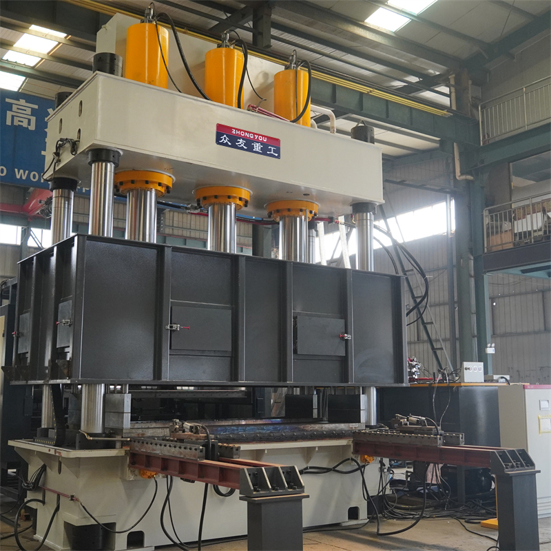 1200T three-beam and four-column hydraulic press servo press