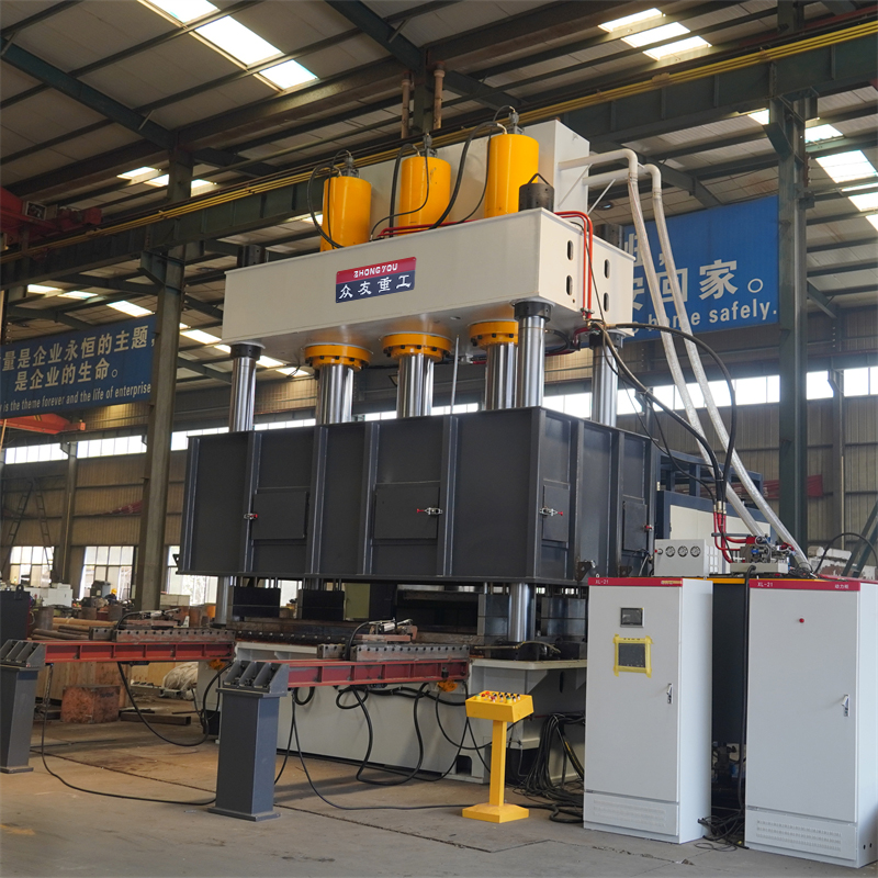 1200T three-beam and four-column hydraulic press servo press