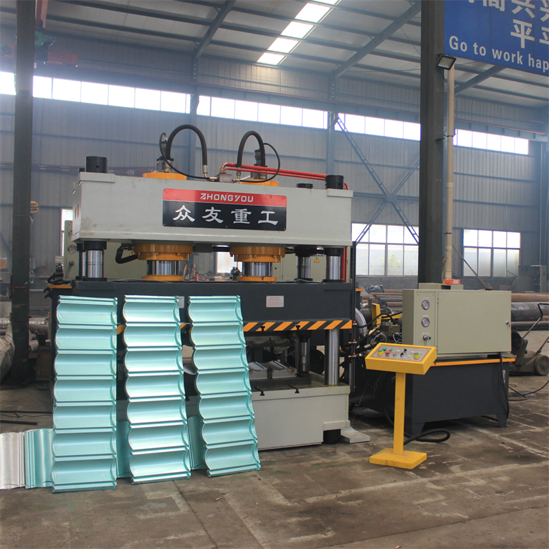 315 tons colored stone metal tile hydraulic press