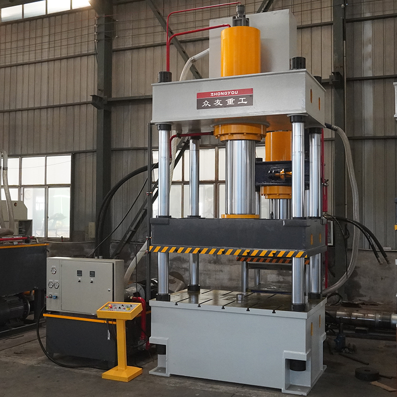 315-ton BMC/SMC manhole cover hot-pressing forming hydraulic press.