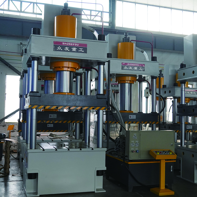 315-ton stamping hydraulic press for satellite antenna accessories.