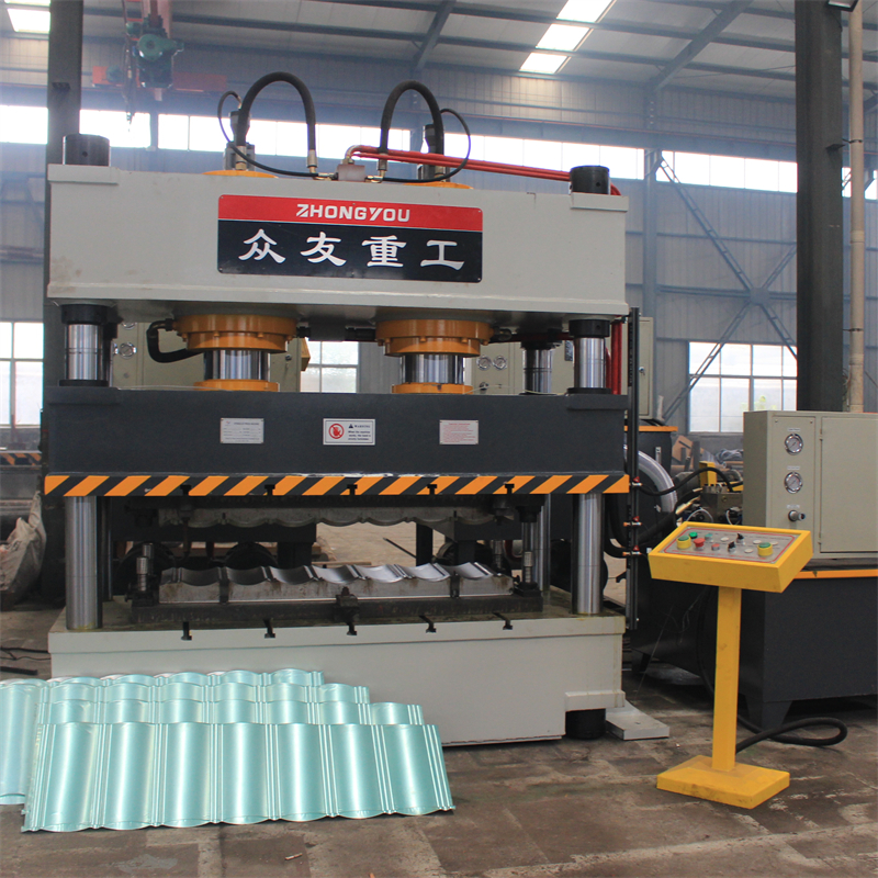 315 tons colored stone metal tile hydraulic press