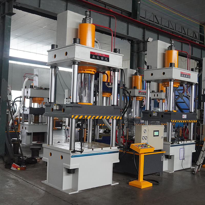 200-ton three-beam and four-column hydraulic press