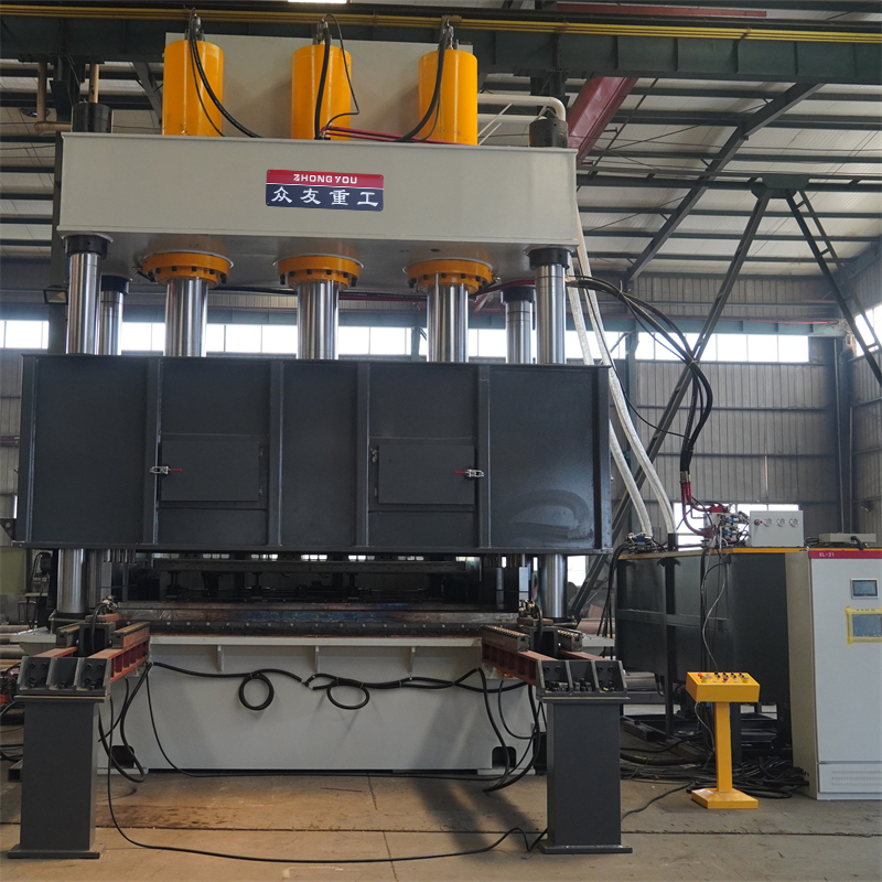 1200T three-beam and four-column hydraulic press servo press