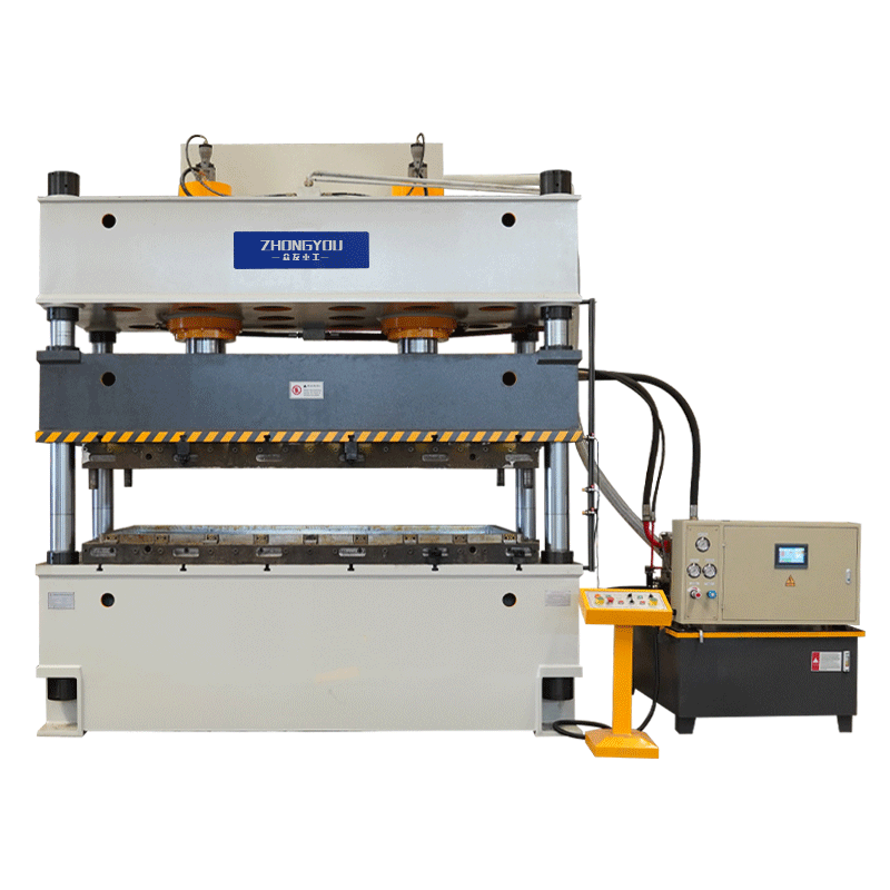   315 tonnes hydraulic press for hot pressing PET sheet