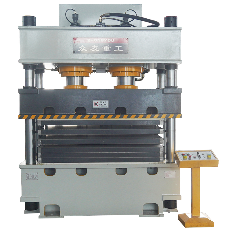 Composite Aluminium Honeycomb Panel Multi-Layer Hot Press Machine Fire Door Panel Press Machine 