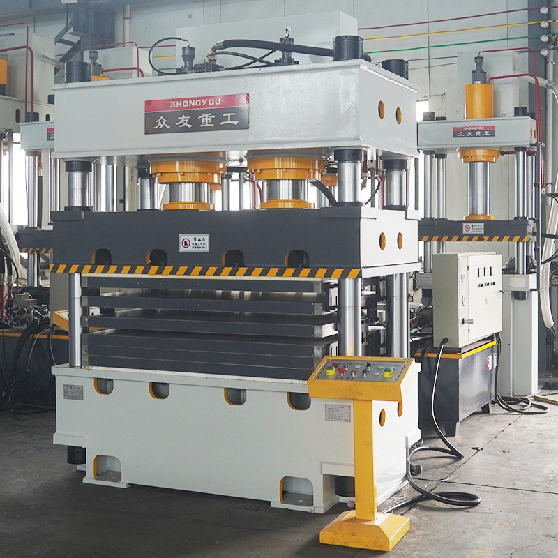 Composite Aluminium Honeycomb Panel Multi-Layer Hot Press Machine Fire Door Panel Press Machine 