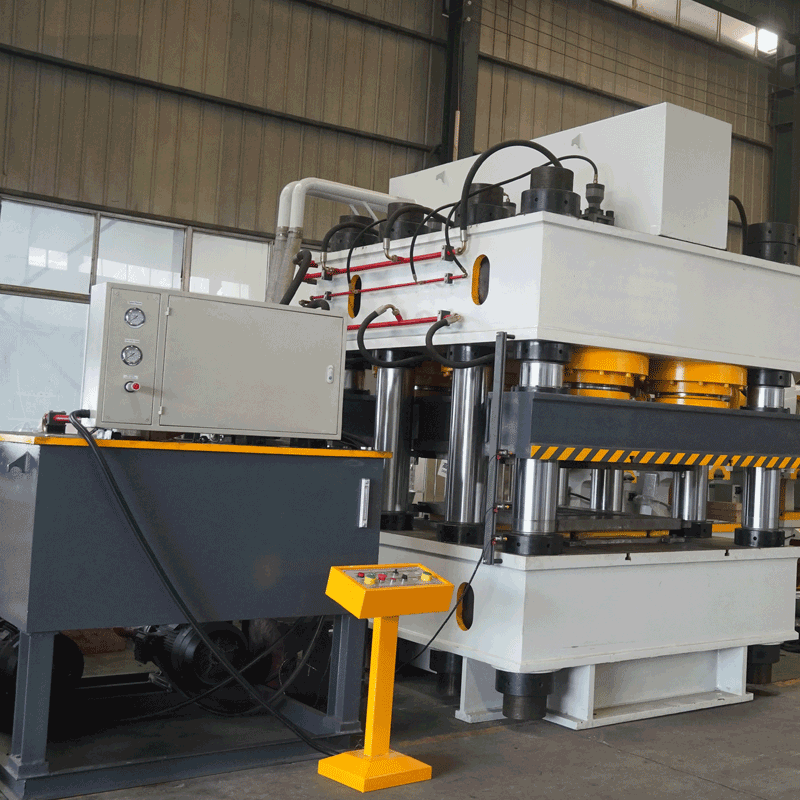 Embossing machine for door panels Pressure machine