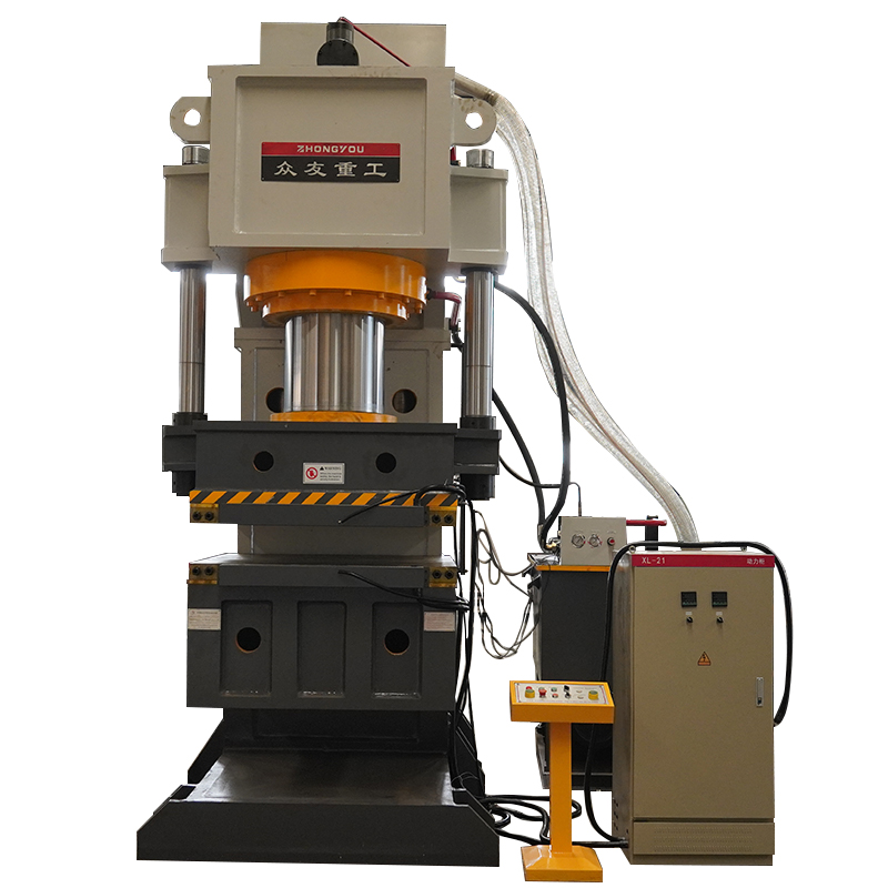 Single arm hydraulic press