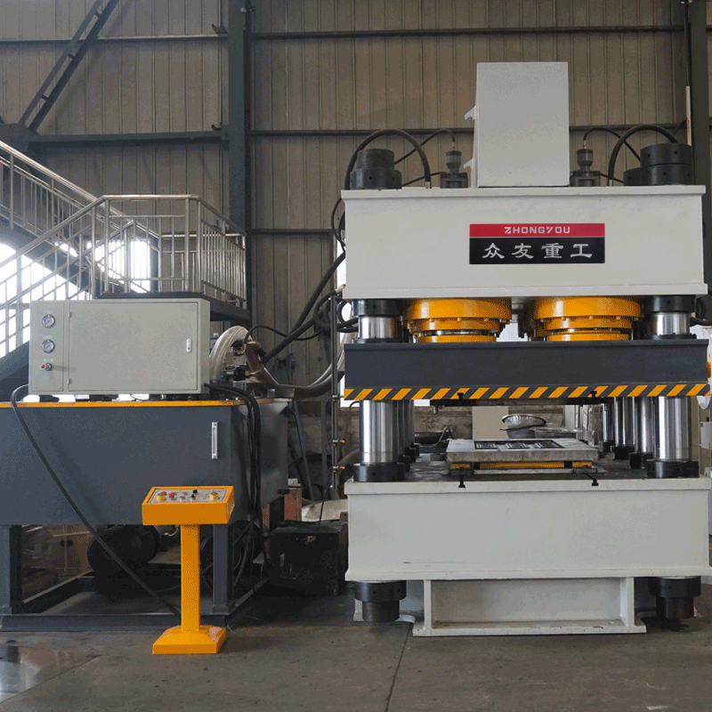 Embossing machine for door panels Pressure machine