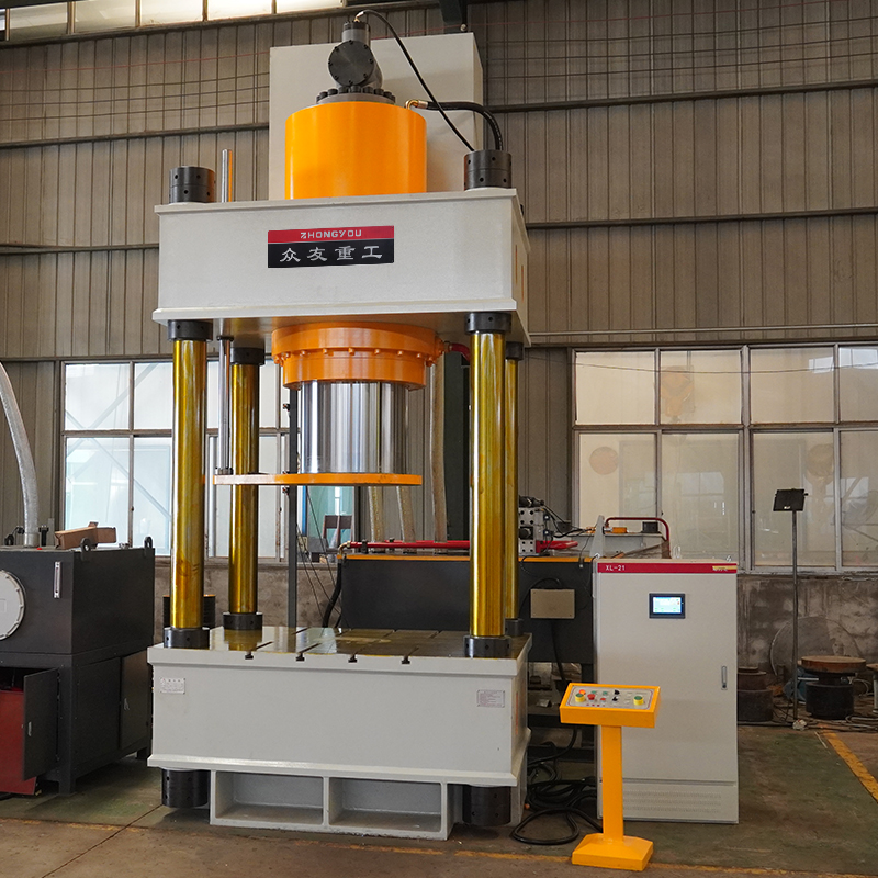Multi-functional two-two four-column vacuum pressurized sintering furnace hydraulic presses