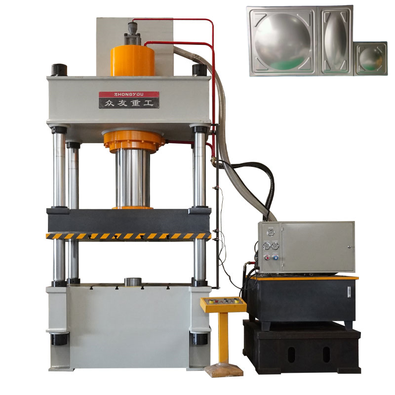 Hydraulic press for steel plate water tank Three beam and four column hydraulic pressure machine