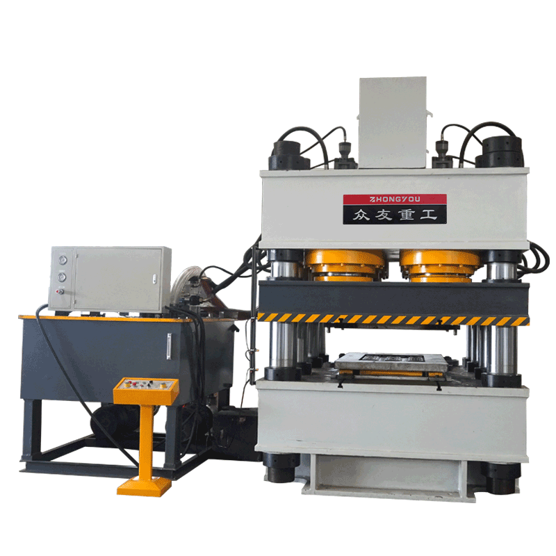 Embossing machine for door panels Pressure machine