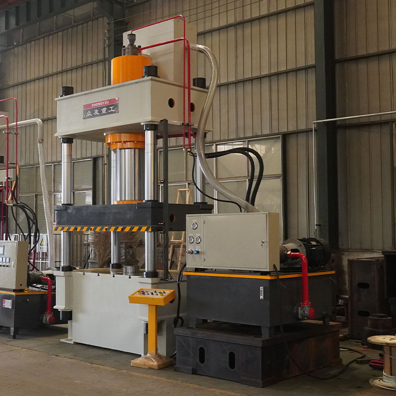 Hydraulic press for steel plate water tank Three beam and four column hydraulic pressure machine