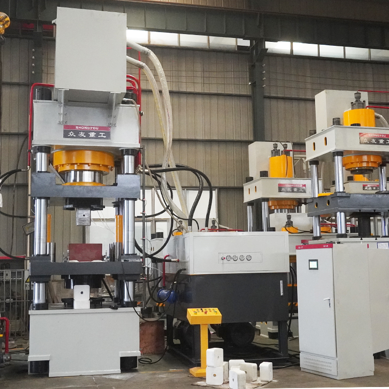 Cattle and sheep licking brick hydraulic press