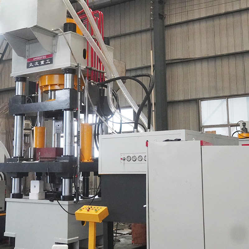 Cattle and sheep licking brick hydraulic press