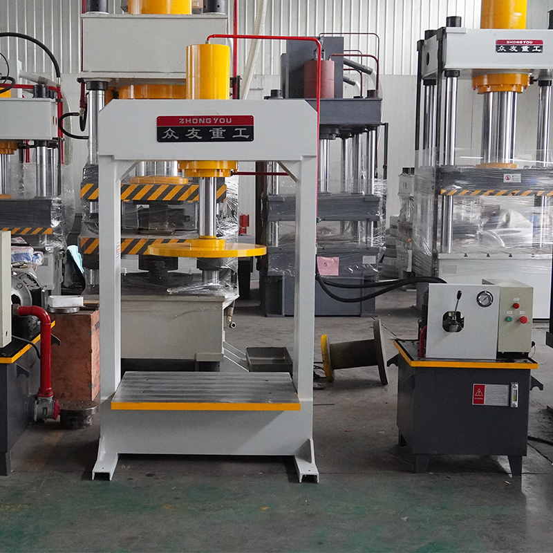 80T forklift solid tire hydraulic press 80T tire press