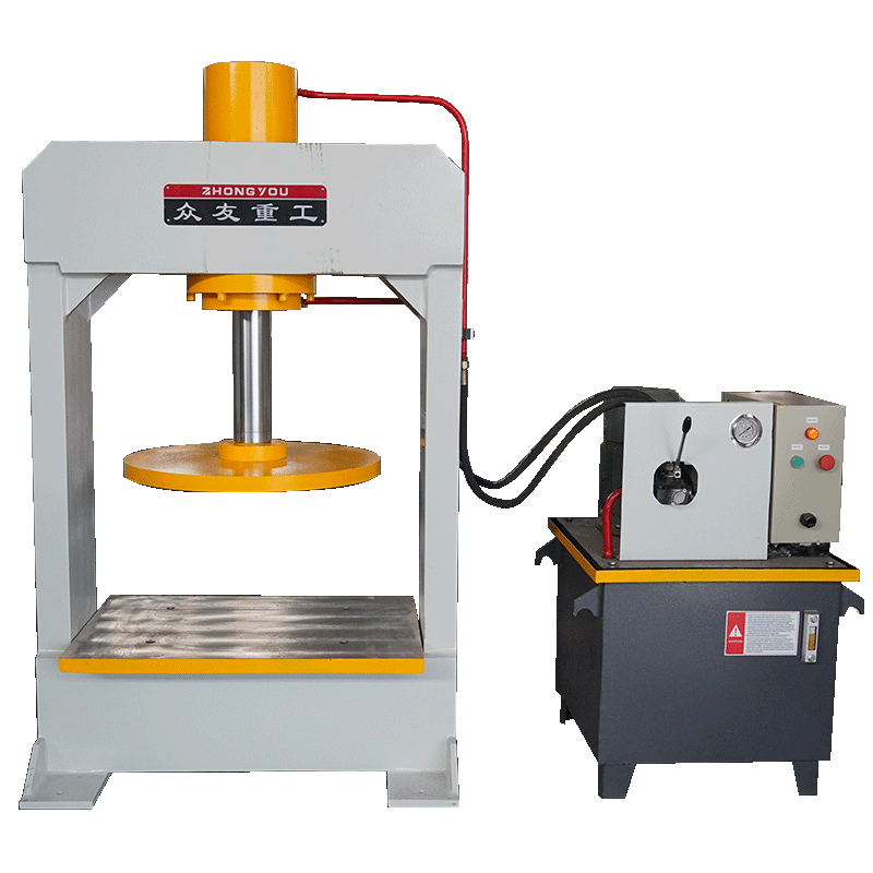 100T forklift rim disassembly and assembly hydraulic press 100T gantry tire press