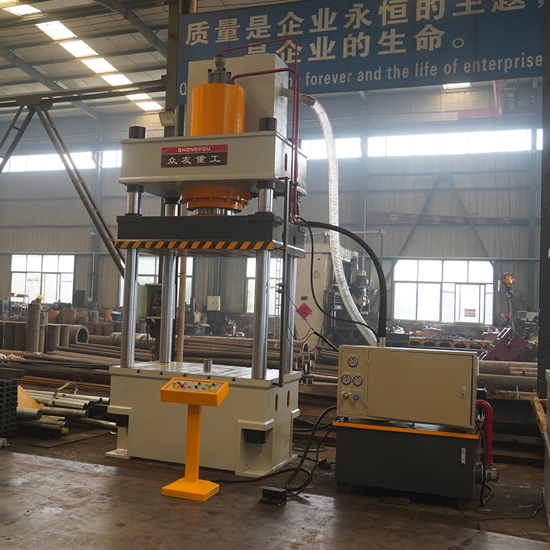 Sheet metal stamping and forming presses Hydraulic presses for pressing highway signs