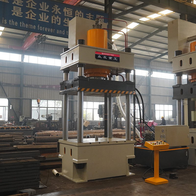 Sheet metal stamping and forming presses Hydraulic presses for pressing highway signs