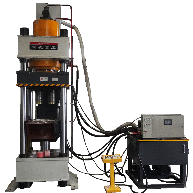 630T one-time molding hydraulic press for cattle and sheep licking bricks