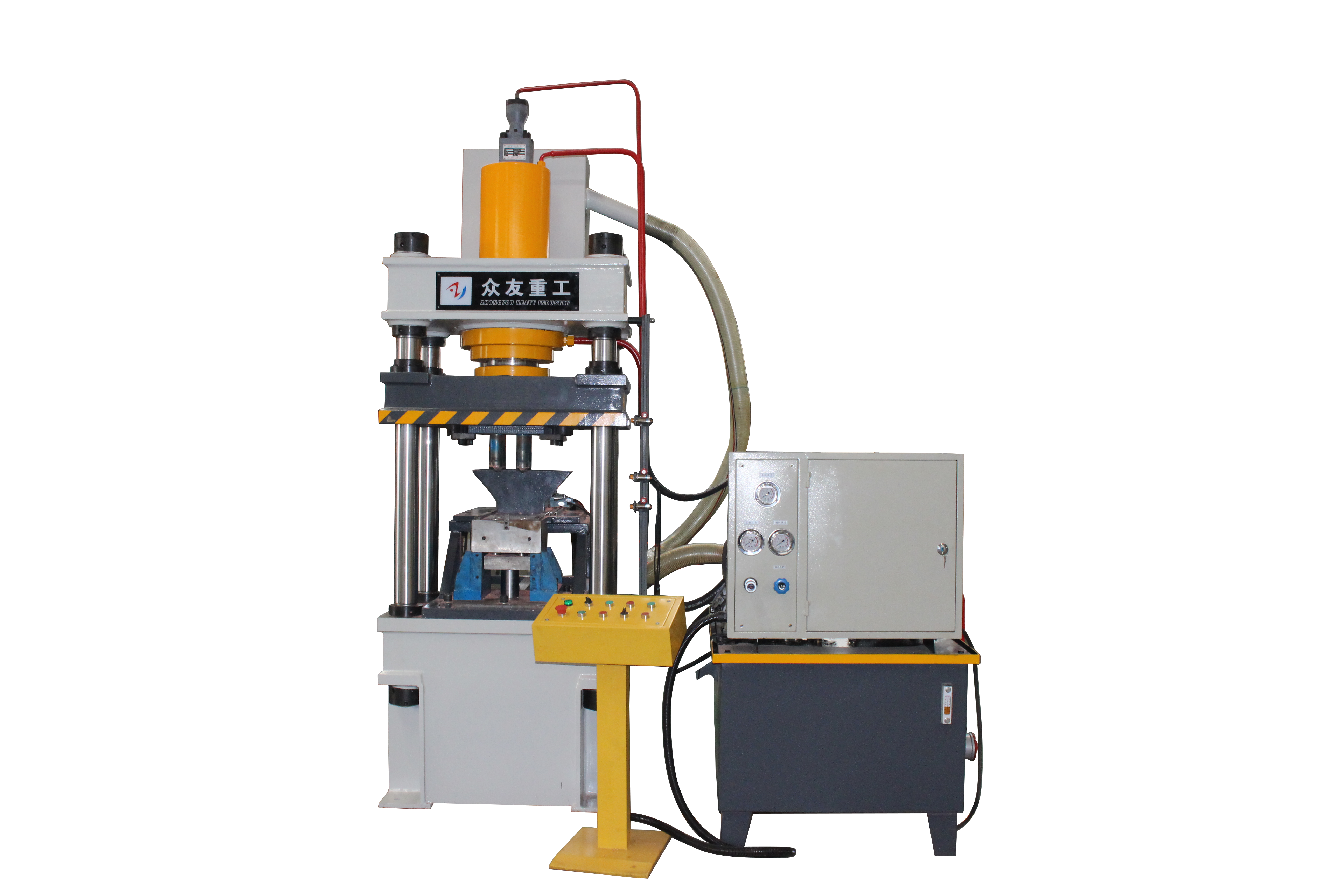 100T powder forming fish bait hydraulic press